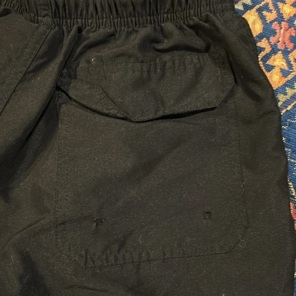 Kailua Surf Boys Black w Mesh Shorts & Pockets Tie Waist Swim Shorts Size Small - Picture 5 of 8